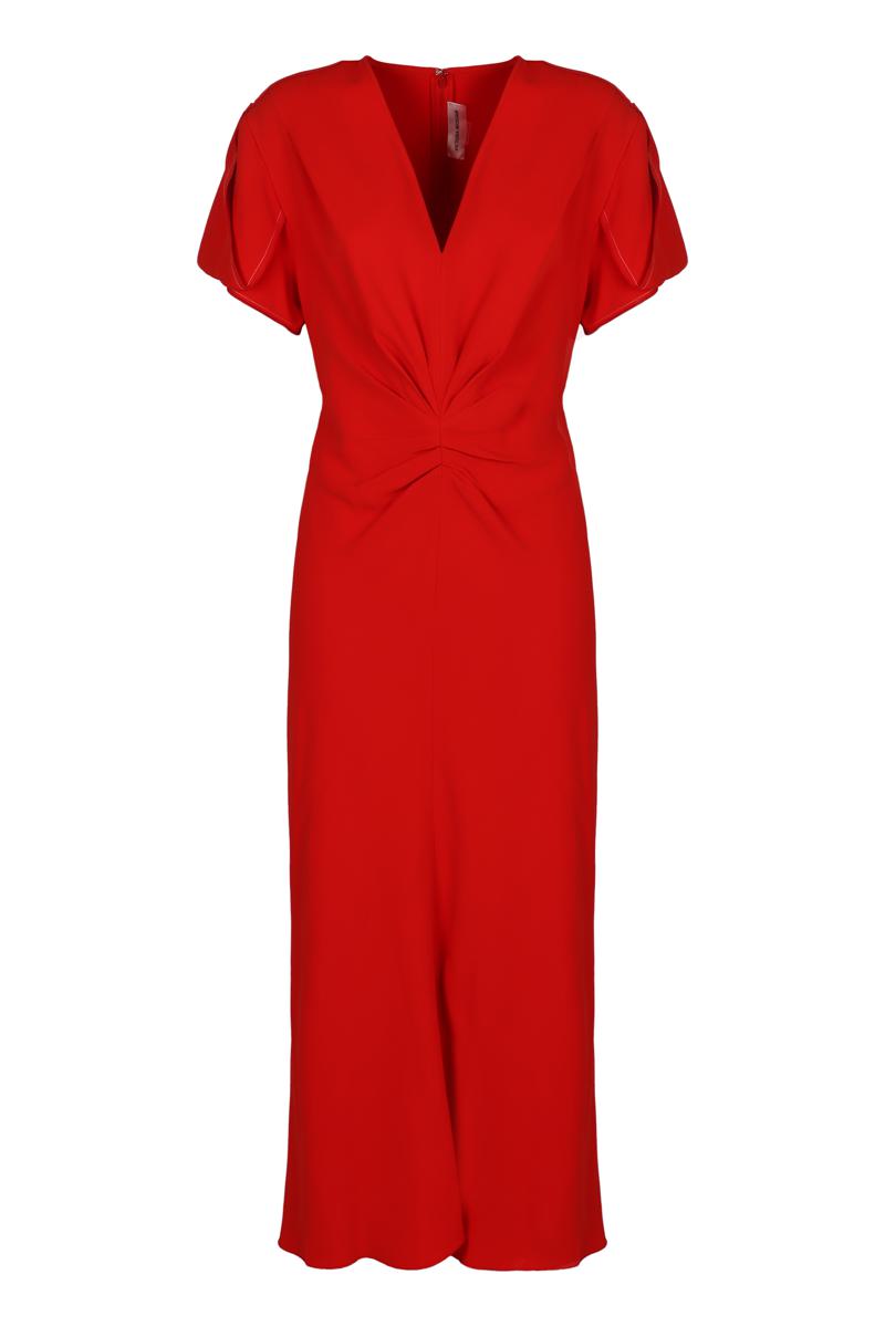 Victoria Beckham Gathered Details Dress
