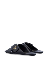 Prada Criss-Cross Logo Slides