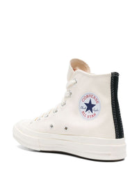 Converse X Comme Des Garçons Play Small Red Heart High-Top Sneakers Shoes