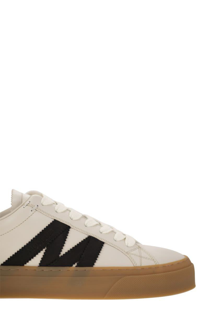Moncler Monaco2 - Leather And Nubuck Sneakers.