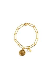 Hermina Athens Hercules Yasemi & Charms Bracelet Accessories