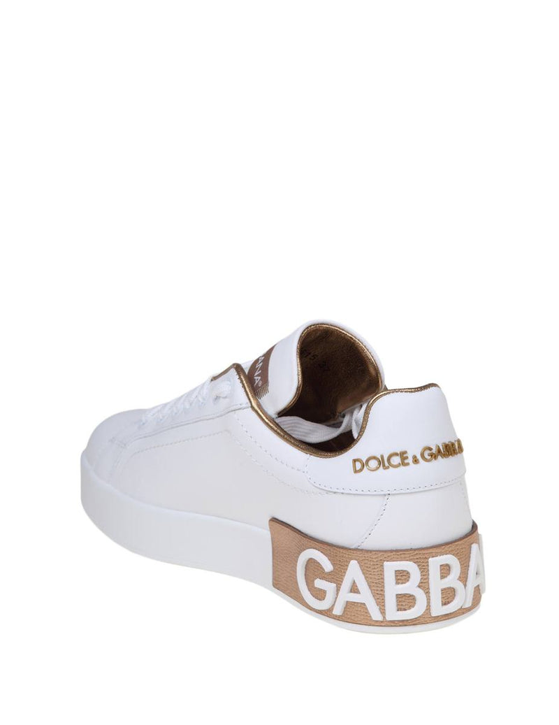 Dolce & Gabbana Portofino Line Sneakers In Nappa Leather