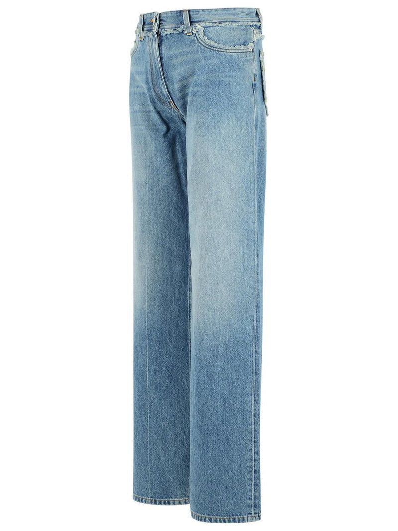 Versace Blue Cotton Jeans