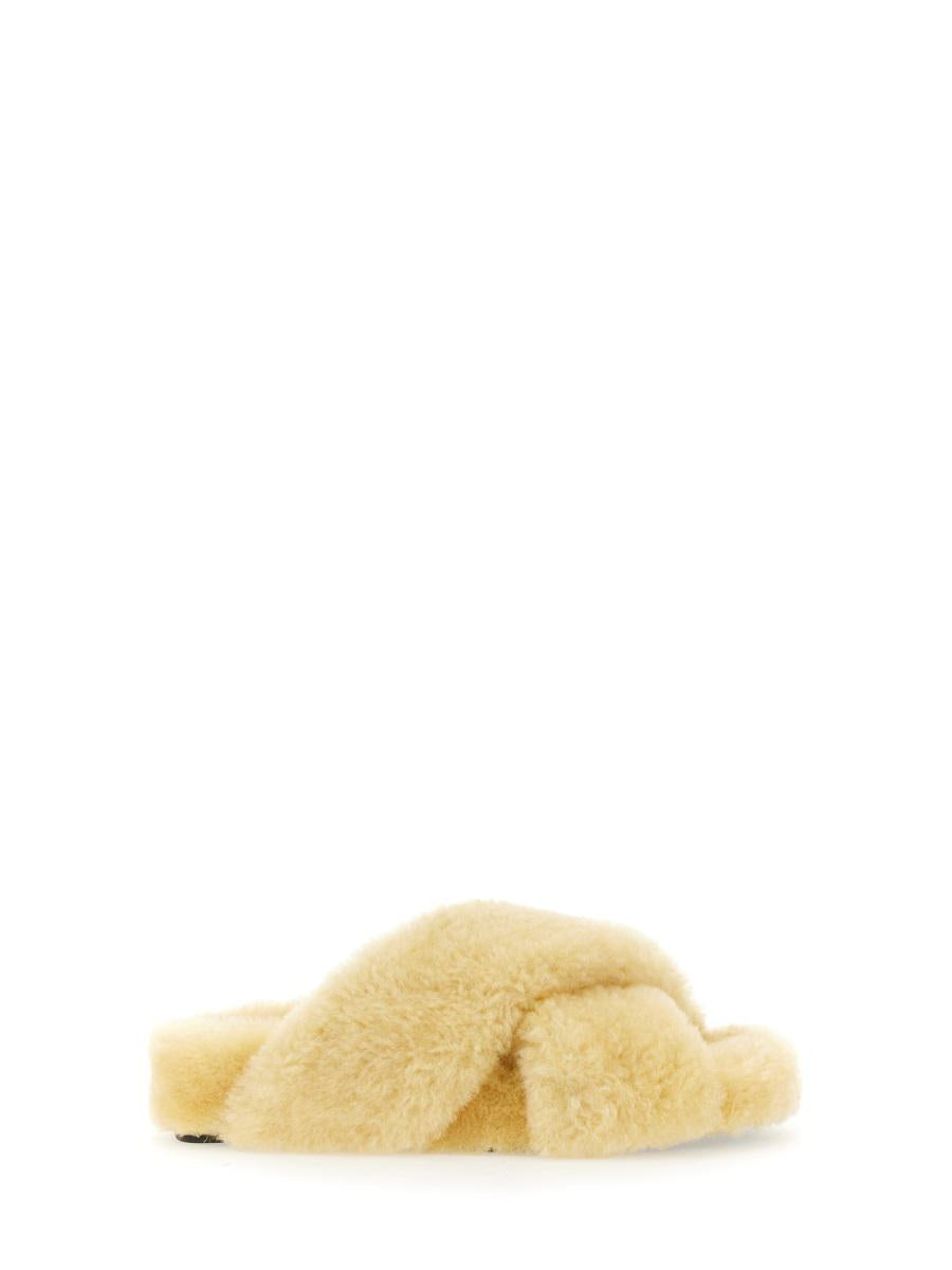 Jil Sander Shearling Sandal