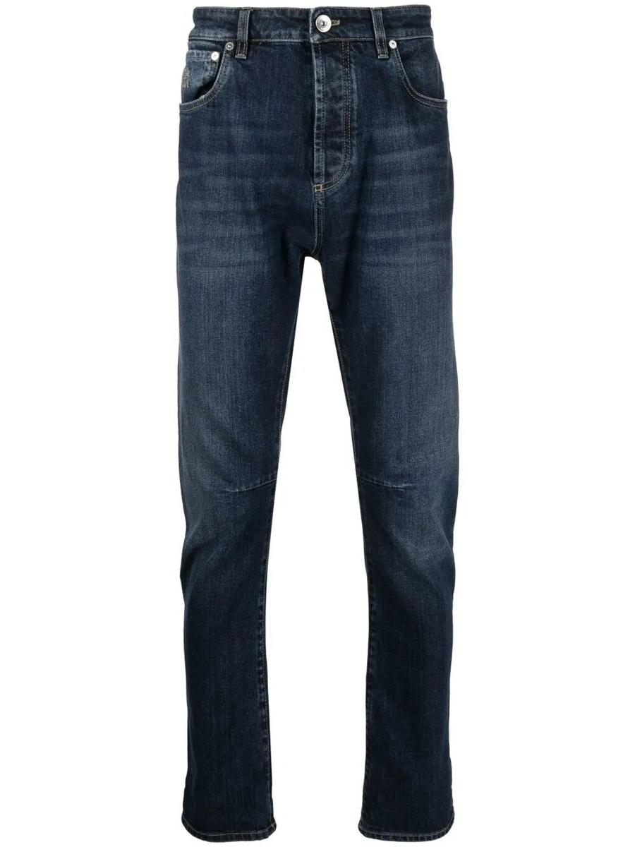 Brunello Cucinelli Comfort Cotton Denim Leisure Fit Five-Pocket Jeans Clothing