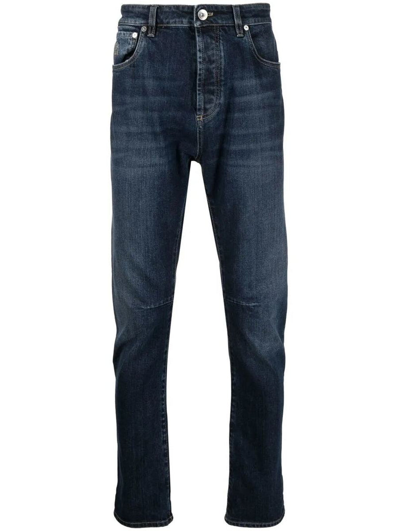 Brunello Cucinelli Comfort Cotton Denim Leisure Fit Five-Pocket Jeans Clothing