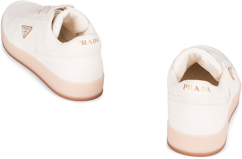 Prada Downtown Leather Sneakers