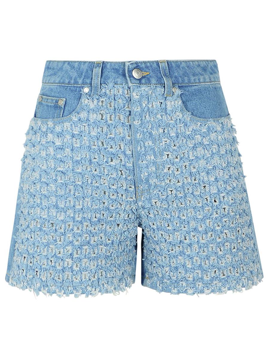 Stella McCartney Light Blue Denim Shorts
