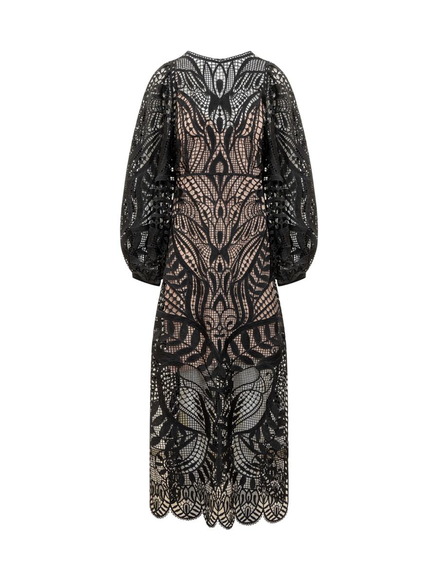 Farm Rio Nature Guipure Dress