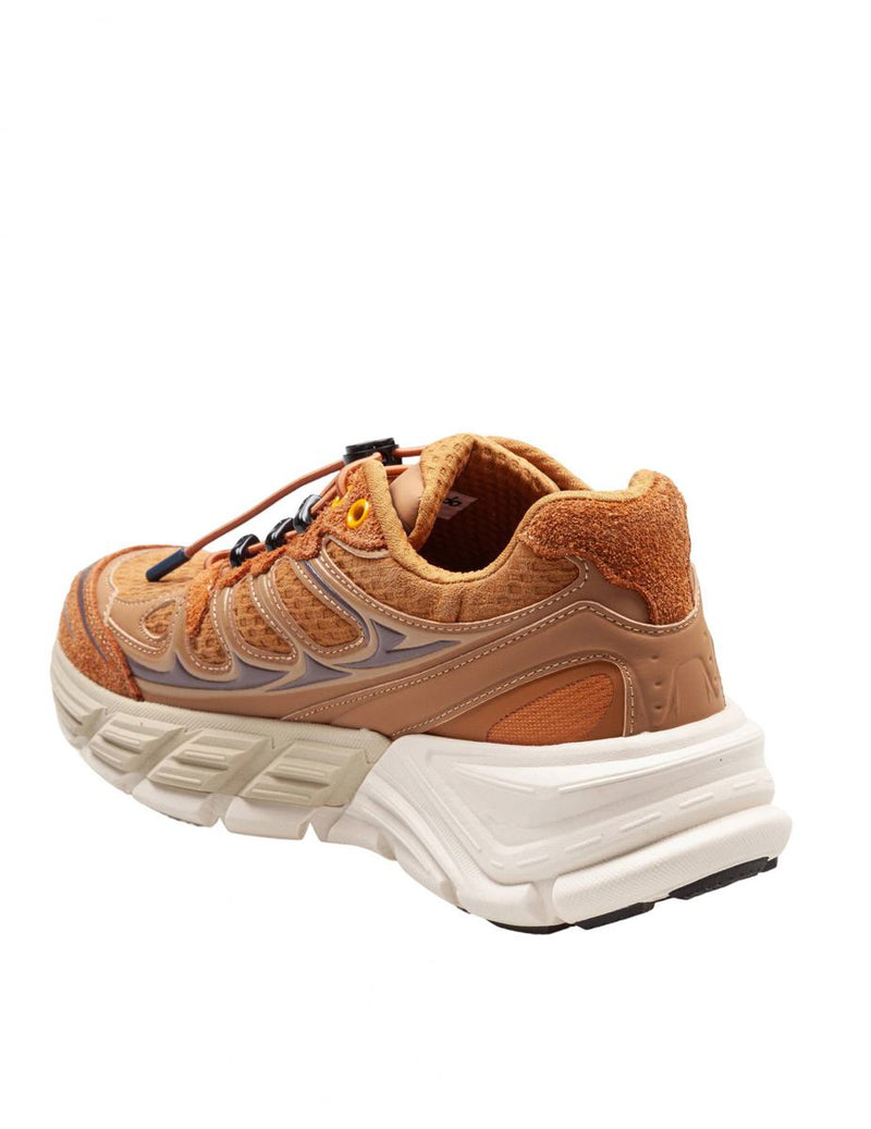 Barracuda Round-One Sneakers In Technical Fabric And Suede