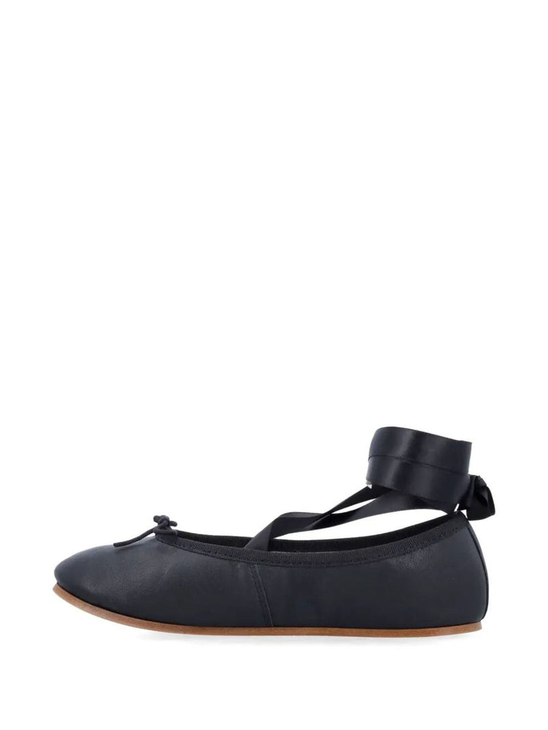 Repetto Sophia Ballet Flats With Satin Ribbons Shoes