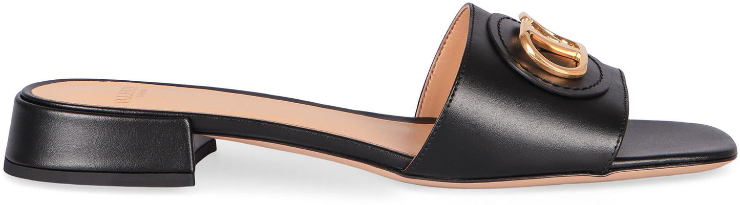 Valentino Garavani Vlogo Leather Sandals