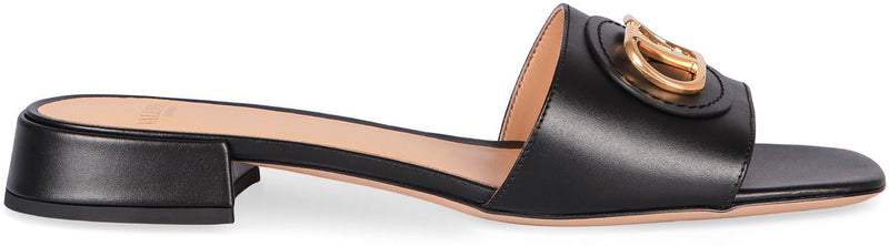 Valentino Garavani Vlogo Leather Sandals