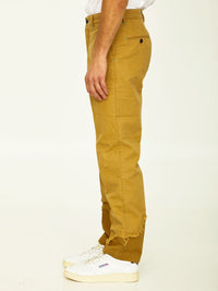 Camel Cotton Trousers