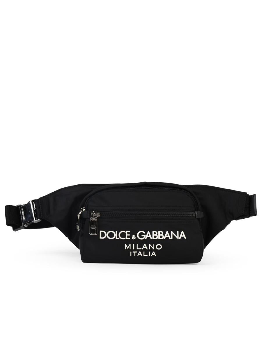 Dolce & Gabbana Small Black Nylon Fanny Pack