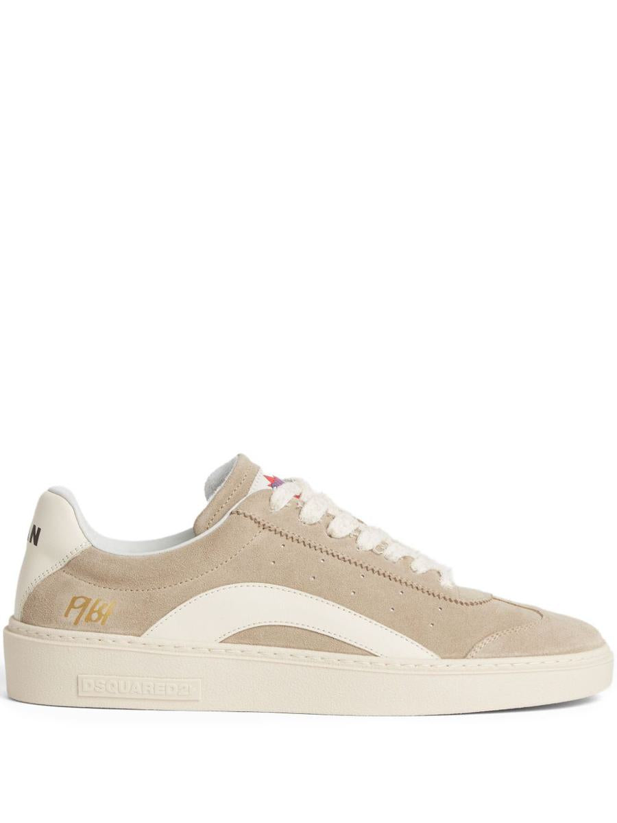 DSQUARED2 Sand Suede Sneakers