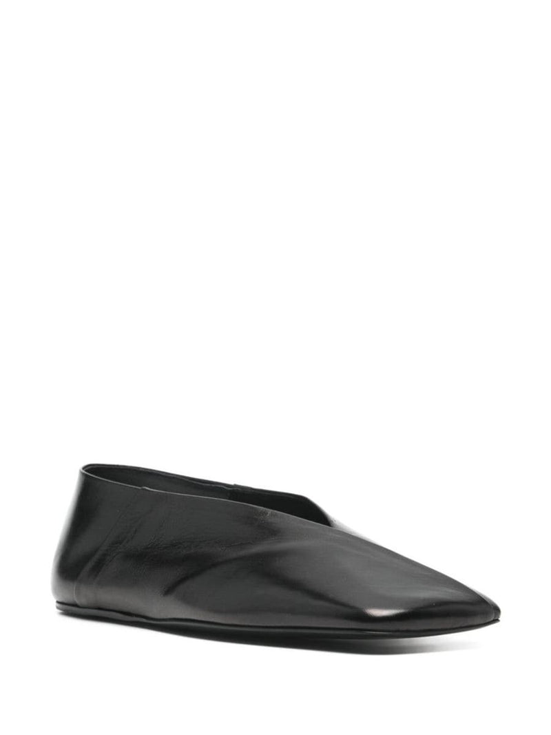 Jil Sander Leather Ballet Flats