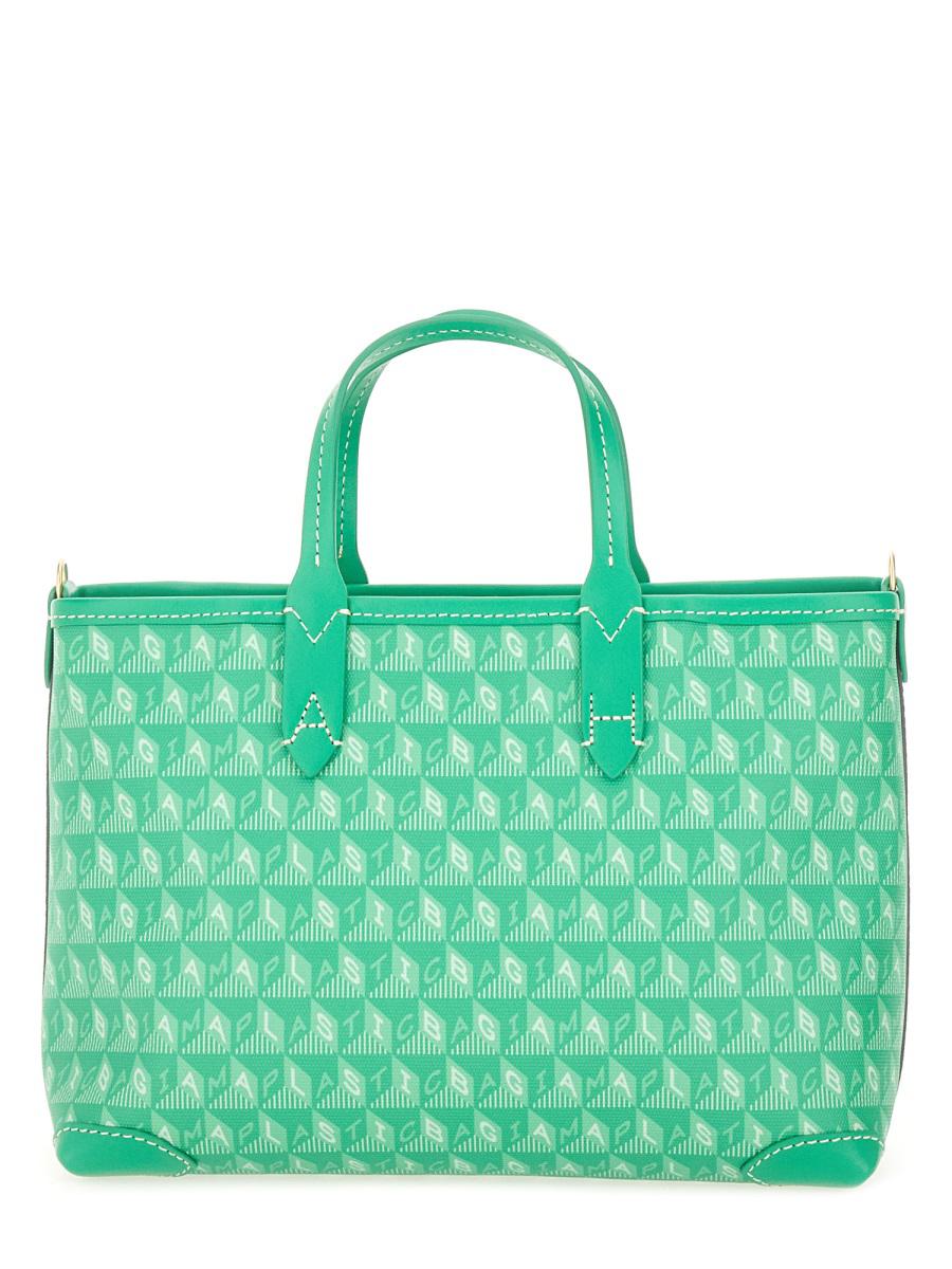 Anya Hindmarch Xs Tote Bag With "I Am A Plastic Bag" Pattern