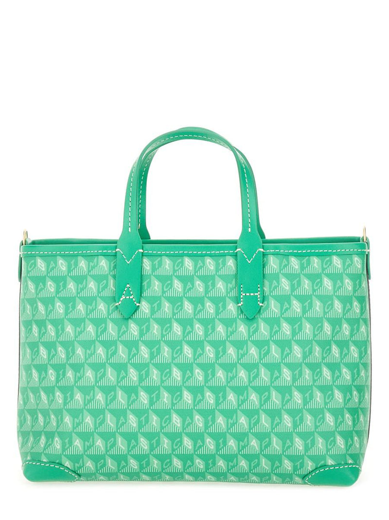 Anya Hindmarch Xs Tote Bag With "I Am A Plastic Bag" Pattern