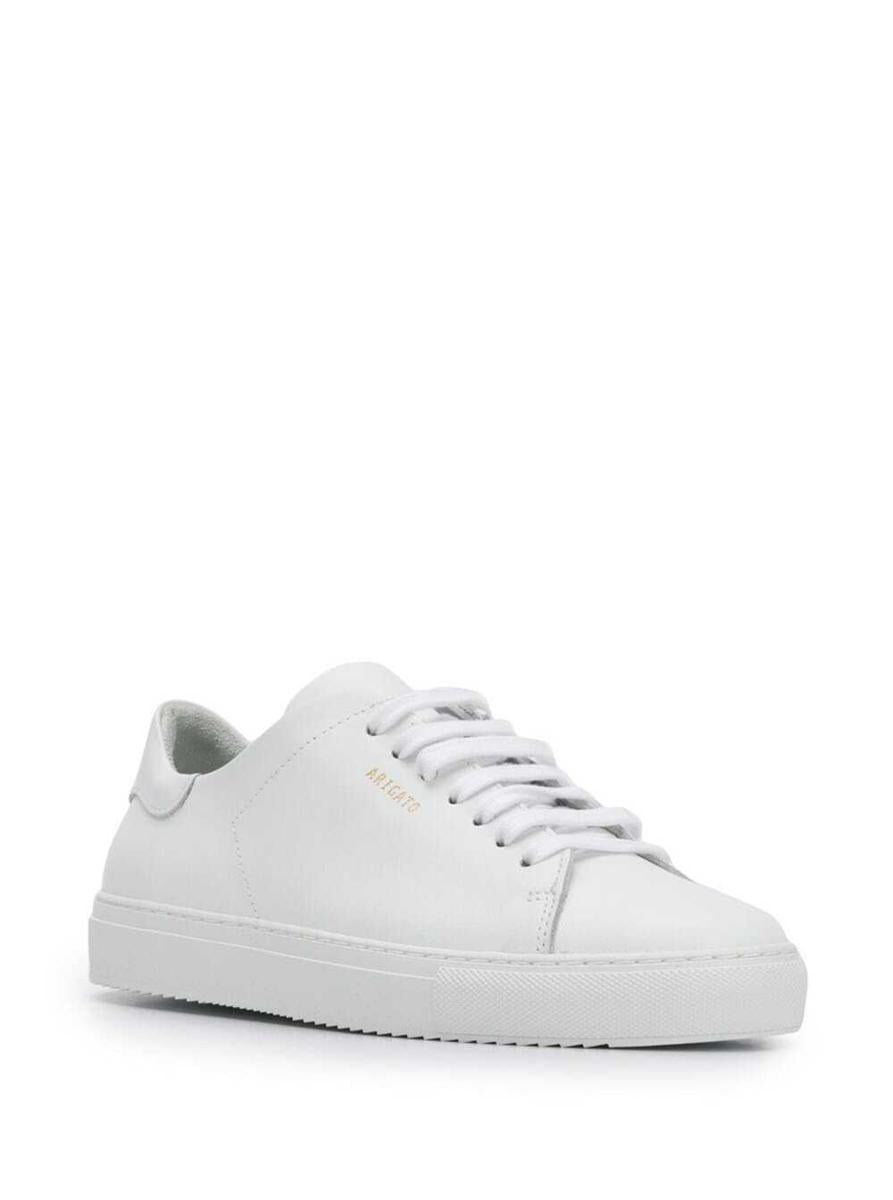 'Clean 90' White Sneakers With Printed Logo In Leather Woman Axel Arigato
