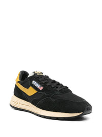 Autry Medalist Sneakers Yellow And Black Suede