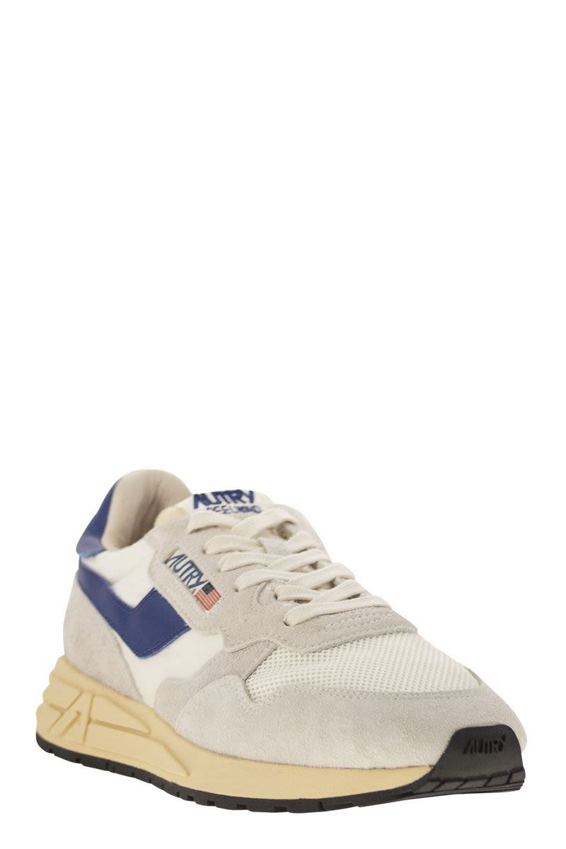 Autry Reelwind - Suede And Technical Textile Trainer