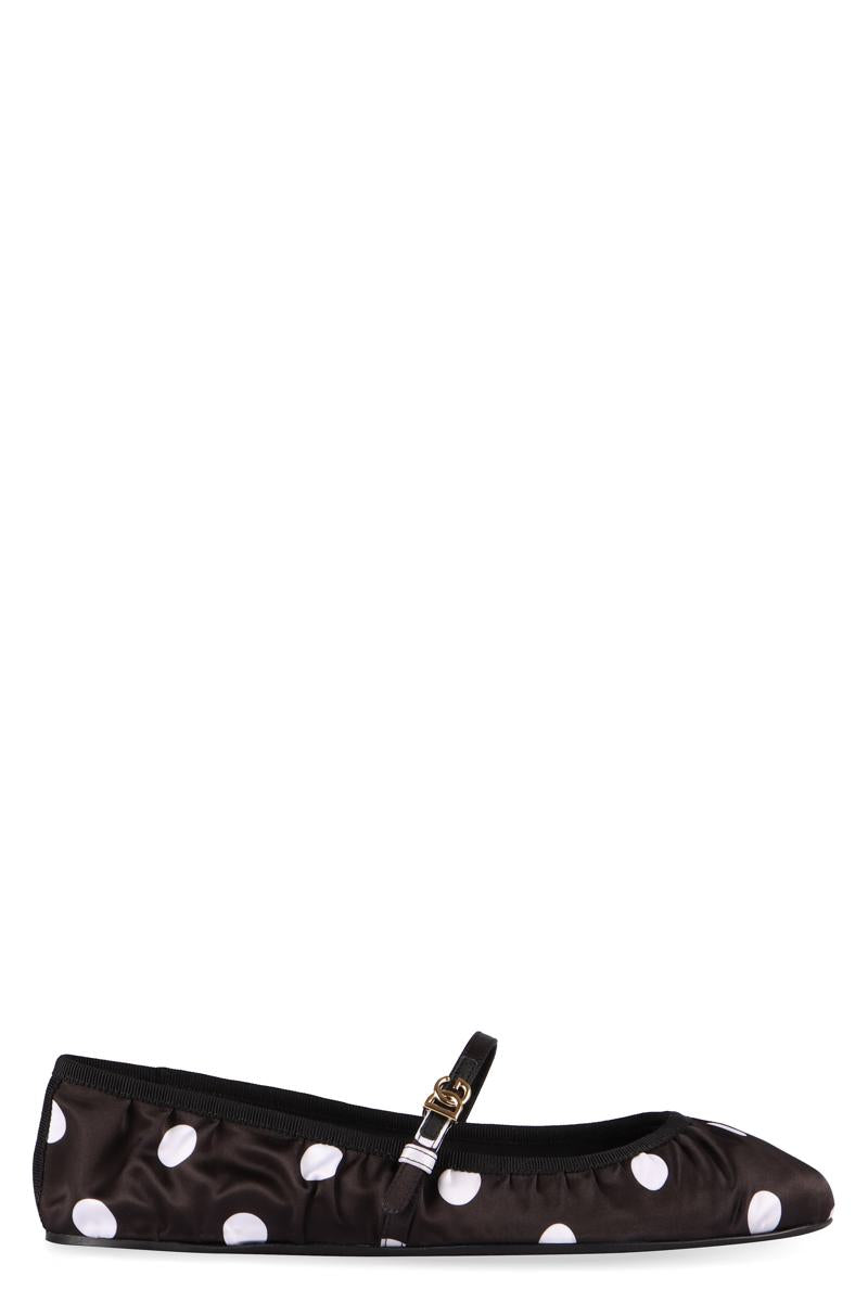Dolce & Gabbana Odette Fabric Ballet Flats