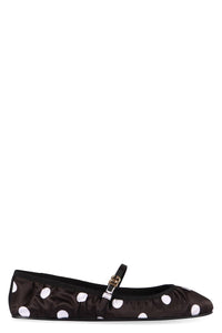 Dolce & Gabbana Odette Fabric Ballet Flats