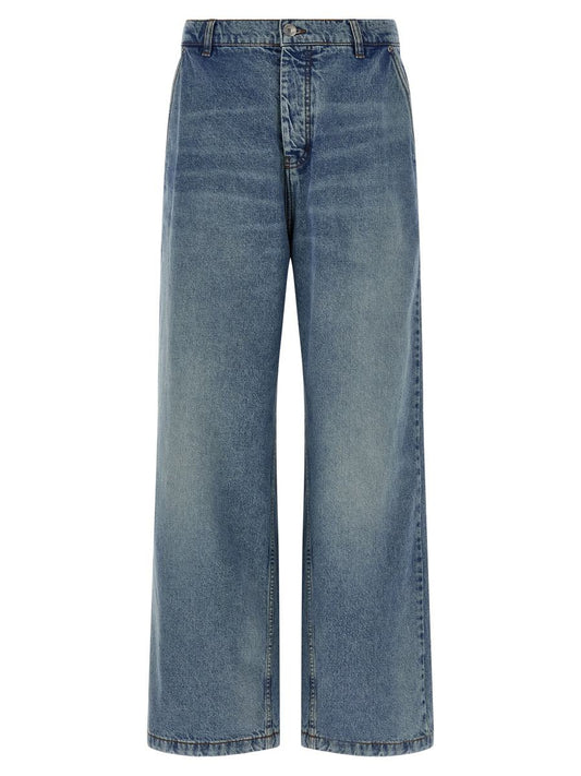AMI Paris Wide Leg Jeans