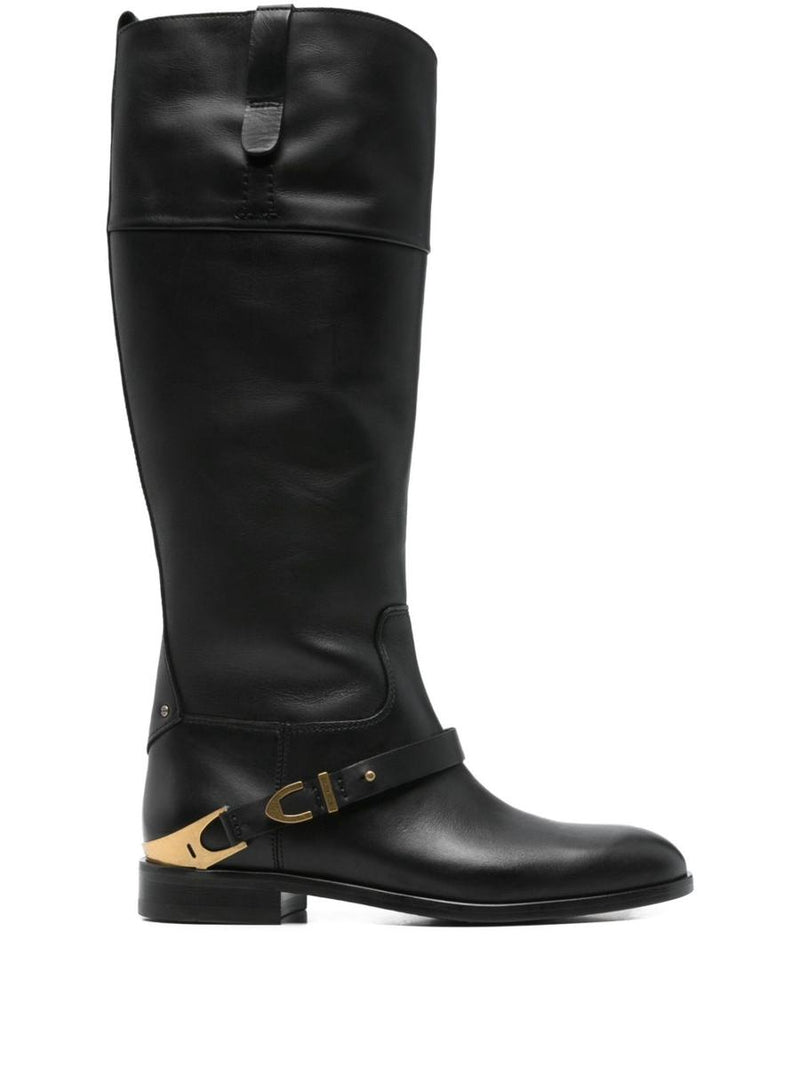Golden Goose Charlie Leather Knee-High Boots