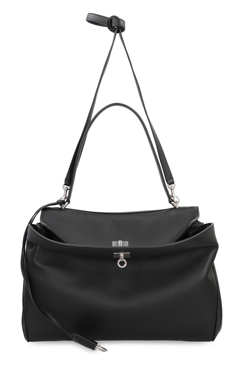 Balenciaga Rodeo Media Leather Handbag