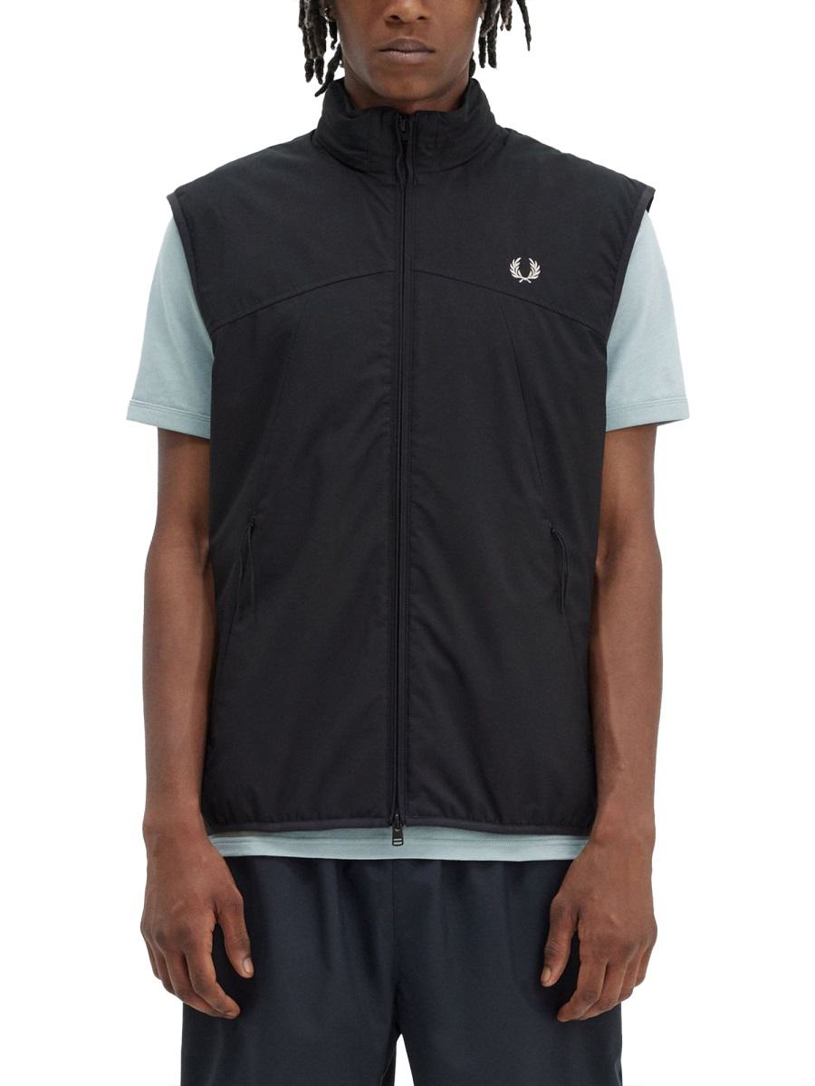 Fred Perry Vests With Logo
