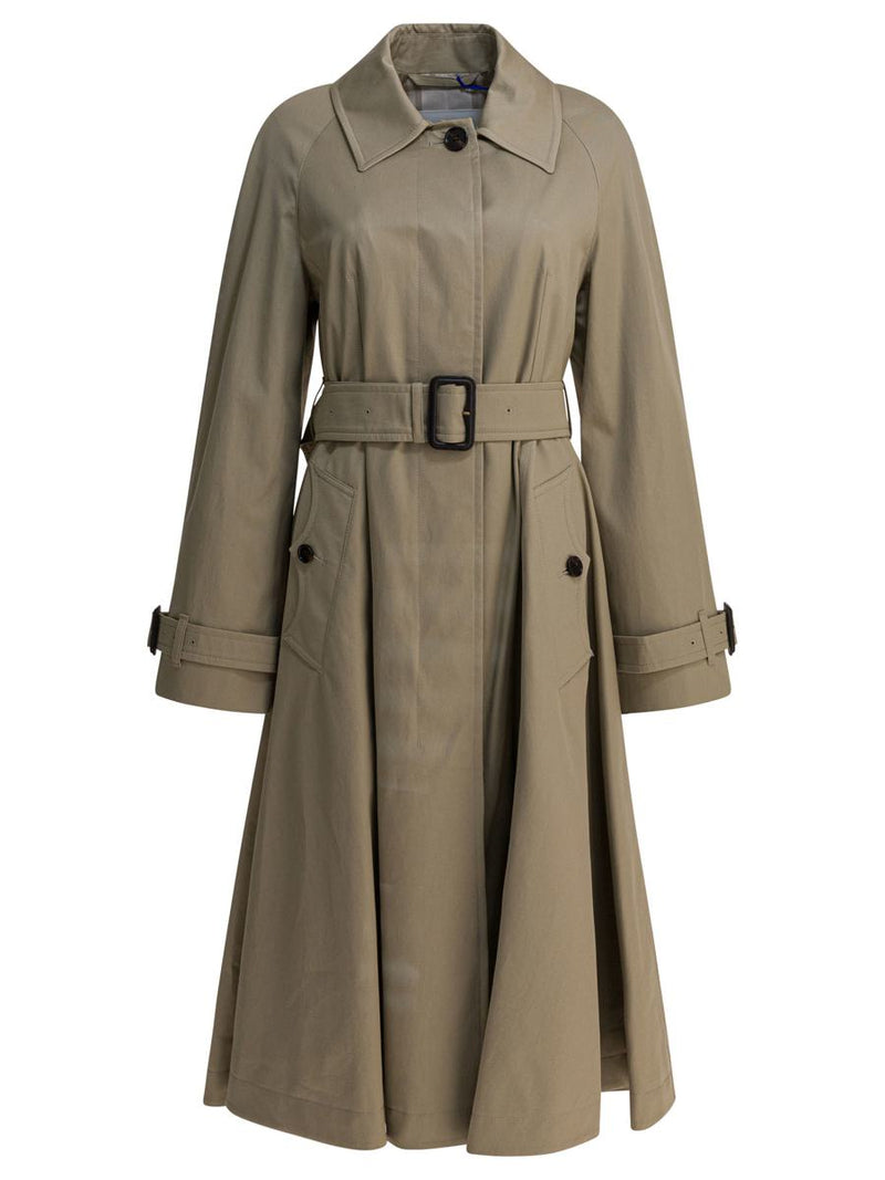 Burberry "Car Coat Ellingham Fit-And-Flare" Trench Coat