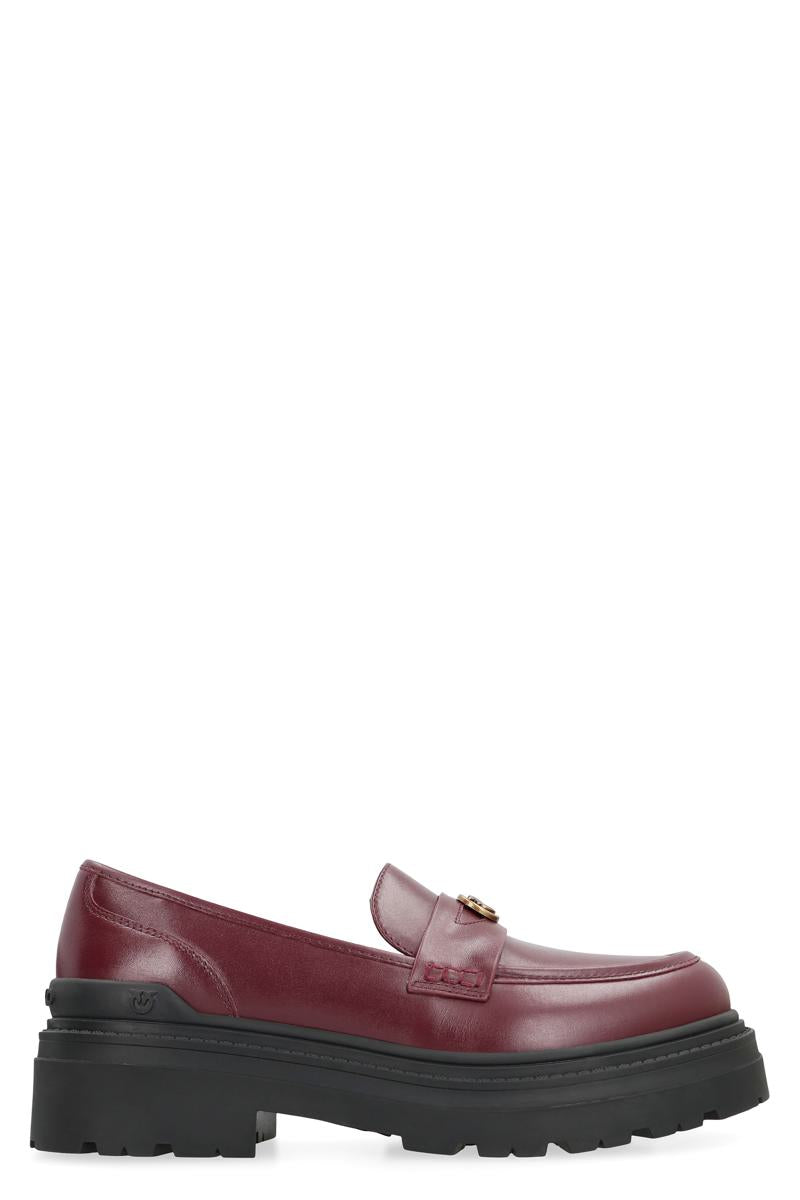 Pinko Mia Leather Loafers