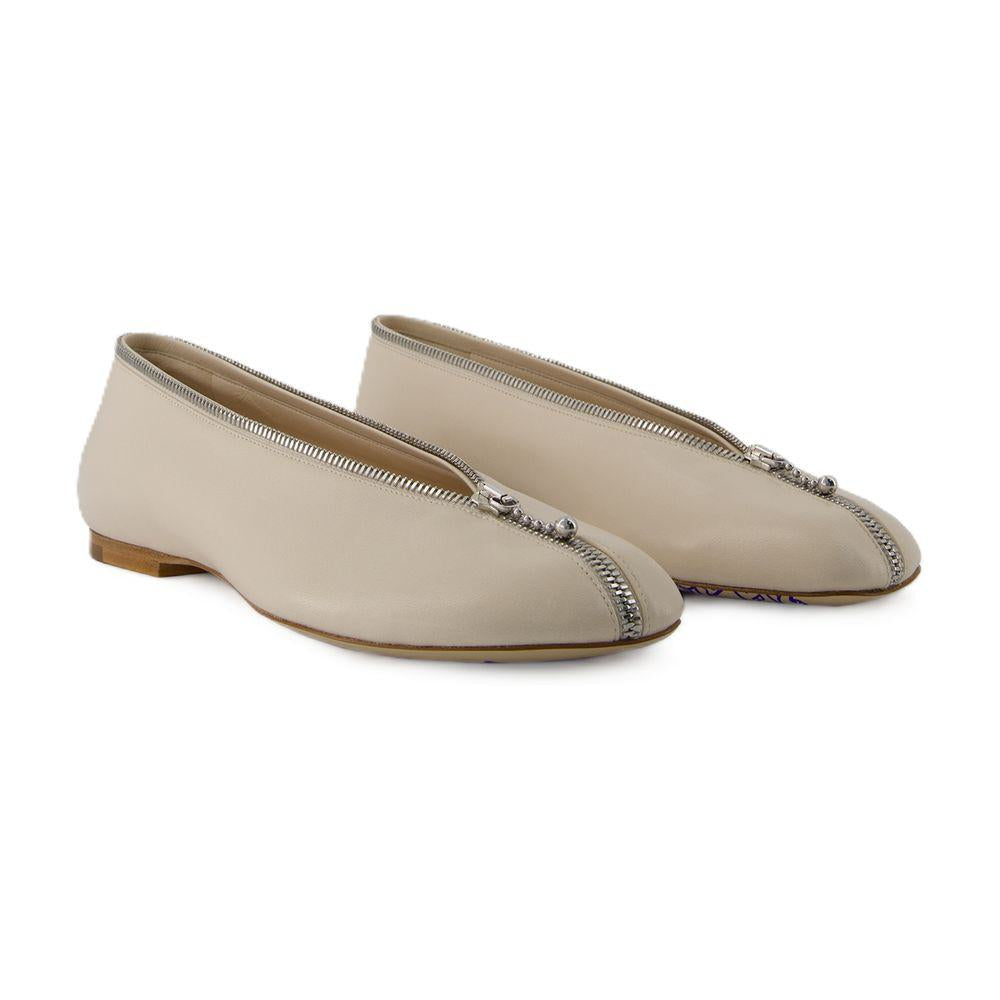 Burberry Sadler Zip Ballerinas