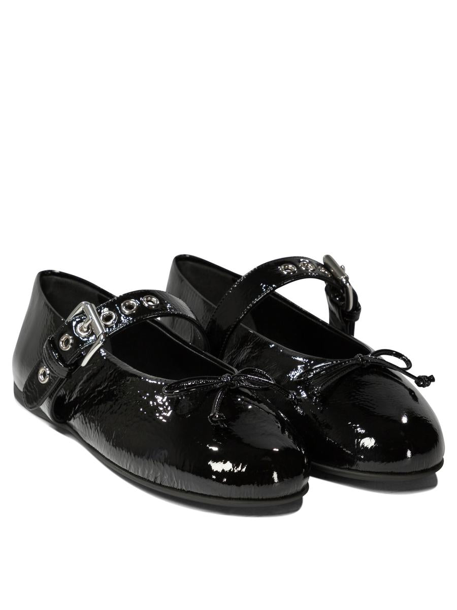 Miu Miu Leather Ballet Flats