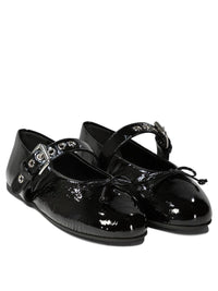 Miu Miu Leather Ballet Flats