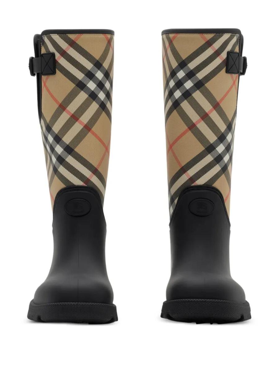 Burberry Rubber Marsh Stamp High Boots Shoes