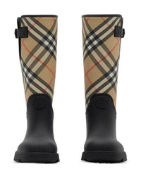 Burberry Rubber Marsh Stamp High Boots Shoes