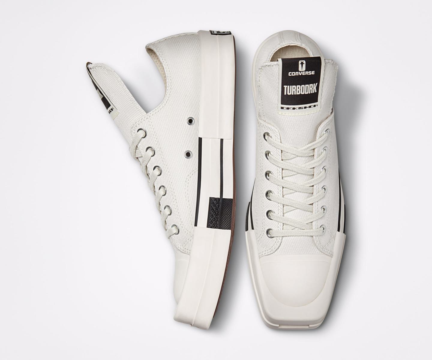 Rick Owens Converse X Drkshdw Squared Toe Shoes