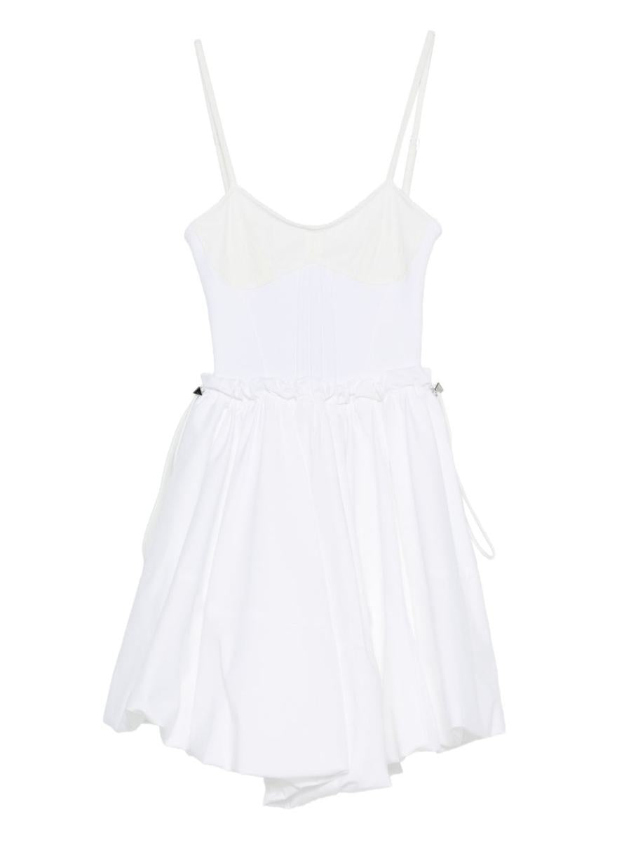 The Attico Short White Cotton Dress