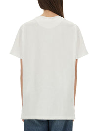 Stella McCartney T-Shirt With Lace Insert