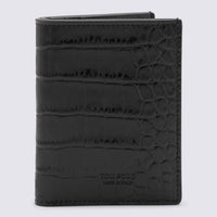 Tom Ford Black Leather Card Holder