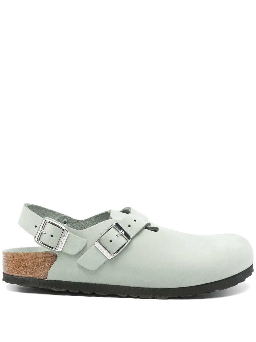 Birkenstock Tokio Pure Sage, Nubuck Leather Shoes