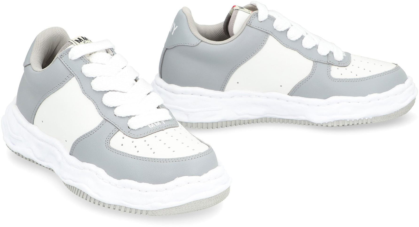 Maison Mihara Yasuhiro Wayne Leather Low-Top Sneakers