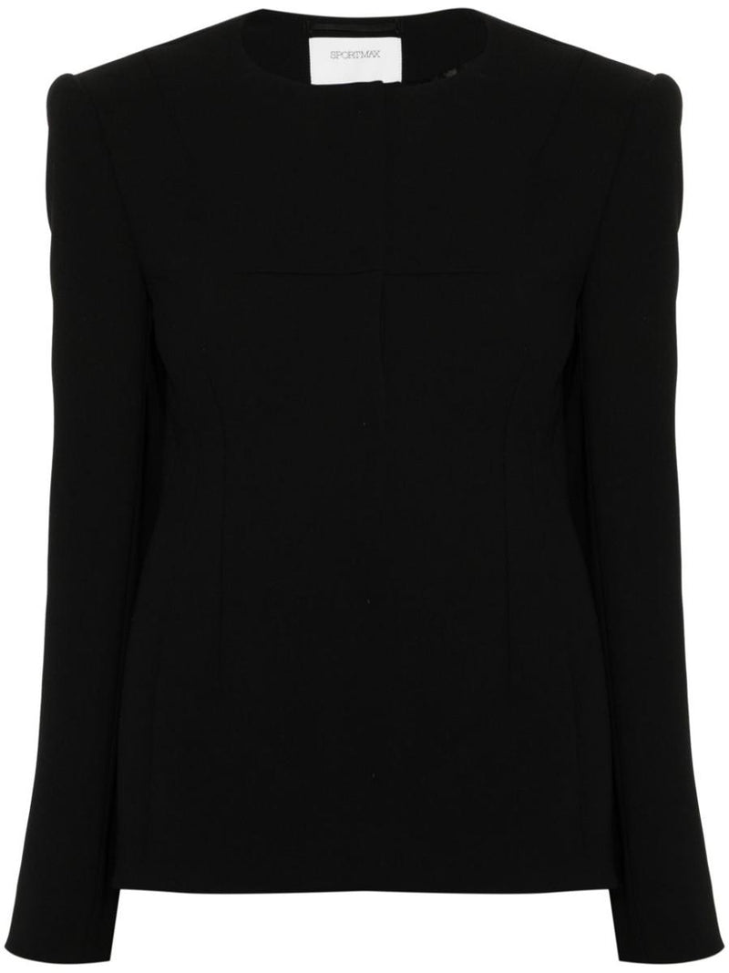 Sportmax Tailored Collarless Jacket