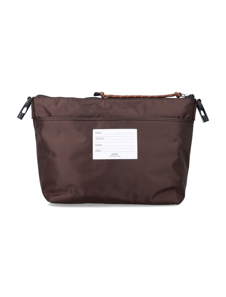 A.P.C. Brown Treck Shoulder Bag