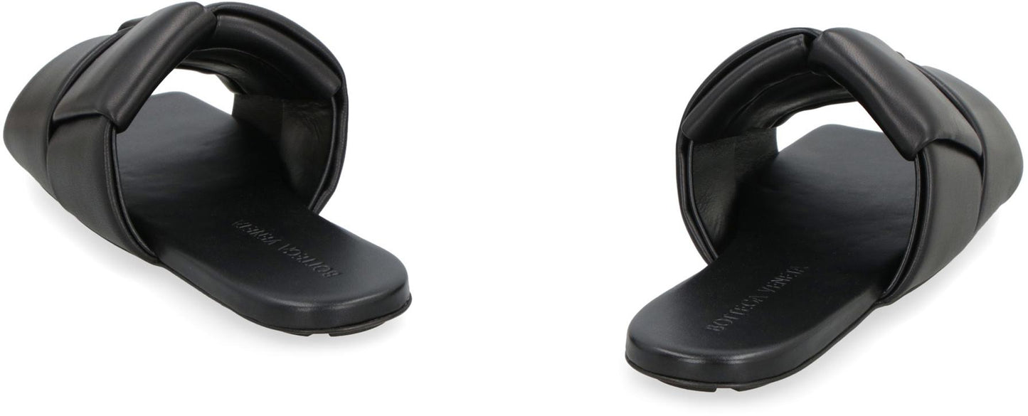 Bottega Veneta Patch Leather Mules