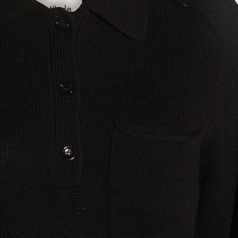 Allude Black Wool Knitwear