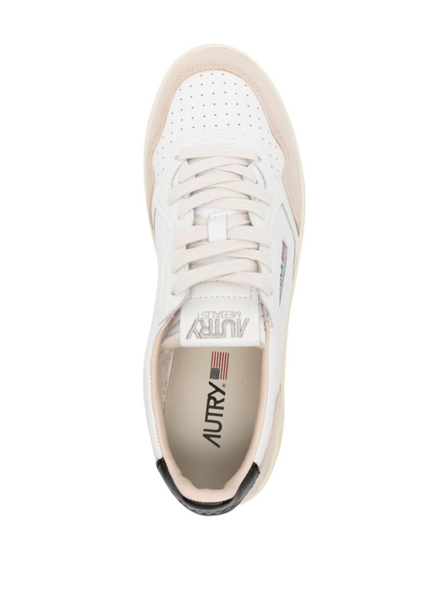 Autry White 'Medalist' Sneakers